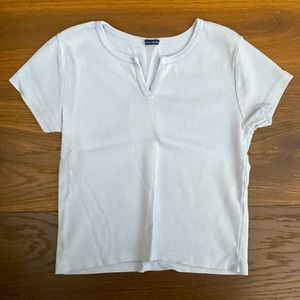 Brandy Melville light blue crop top ONE SIZE